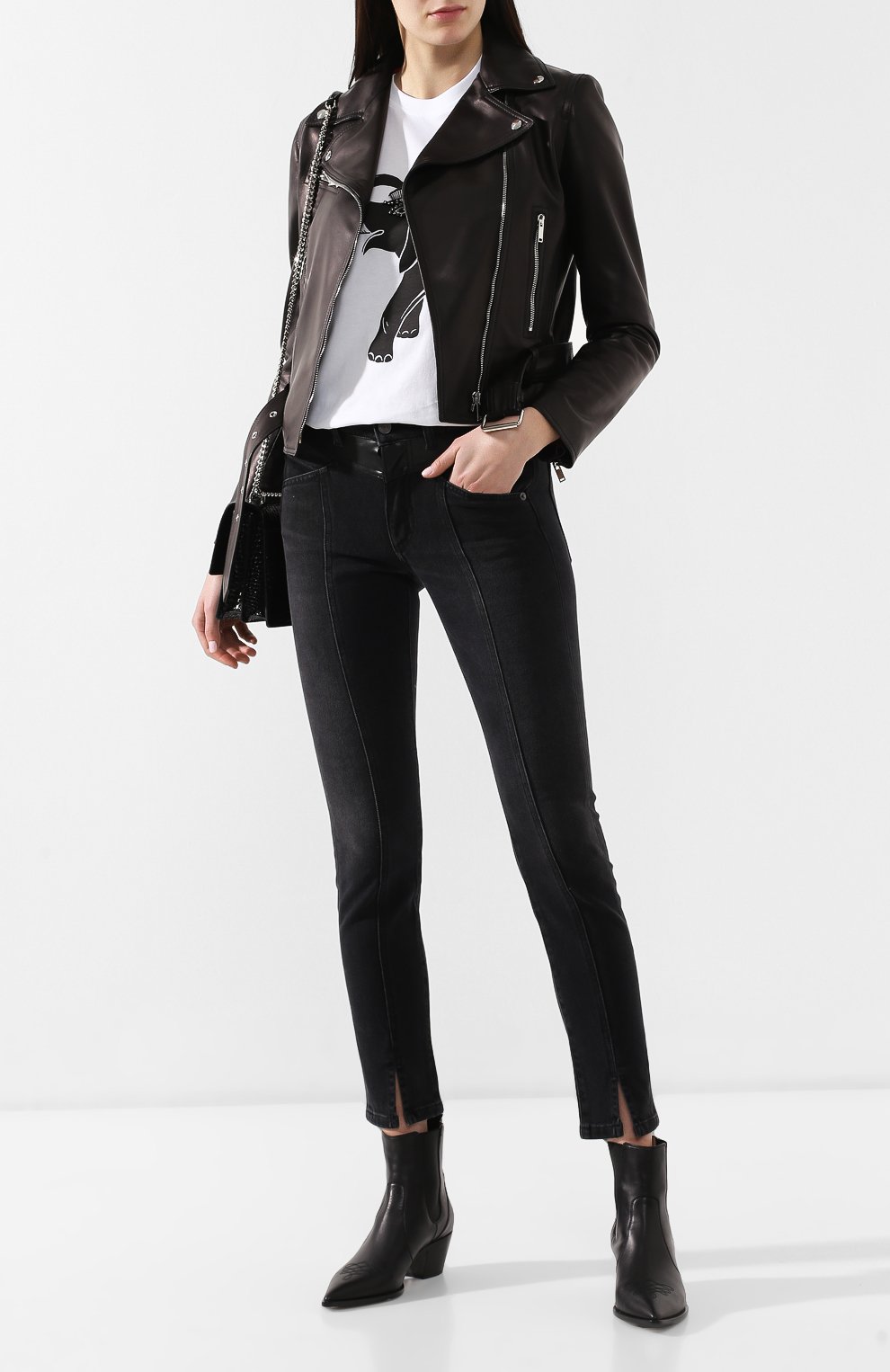 Кожаная куртка VALENTINO, арт. RB3NA04N1YM, фото 2