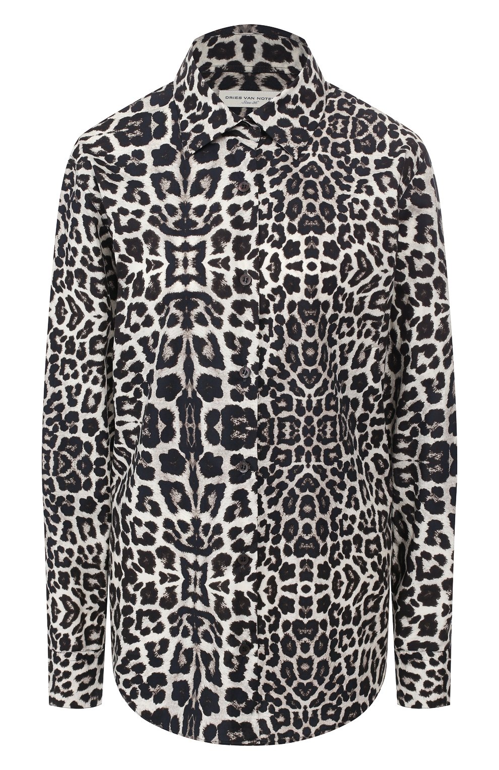 Хлопковая рубашка DRIES VAN NOTEN, арт. 201-30758-9006, фото 1