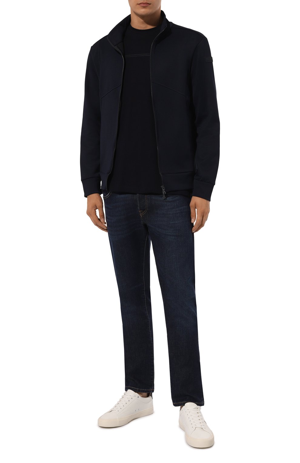 Хлопковая футболка PAUL&SHARK, арт. 14311651/050, фото 2