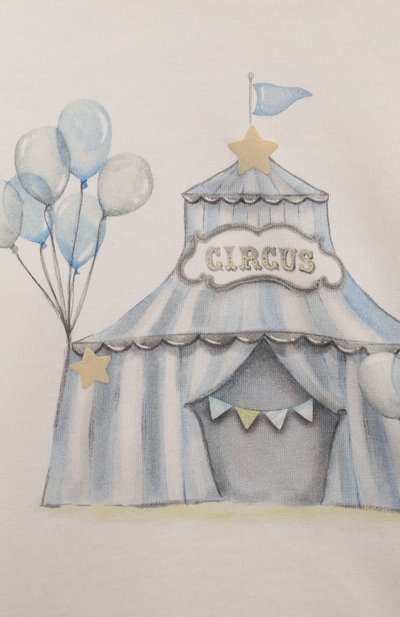 Хлопковый лонгслив MONNALISA, арт. 28D605., фото 3