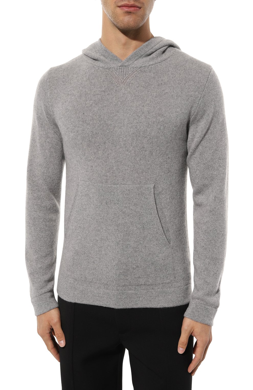 Кашемировое худи DANIELE FIESOLI серого цвета по цене 42350 руб., арт. WS3436, фото 3 Кашемировое худи DANIELE FIESOLI, арт. WS3436, фото 3