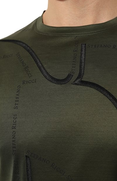 Хлопковая футболка STEFANO RICCI, арт. MNH3102200/TE0001, фото 5