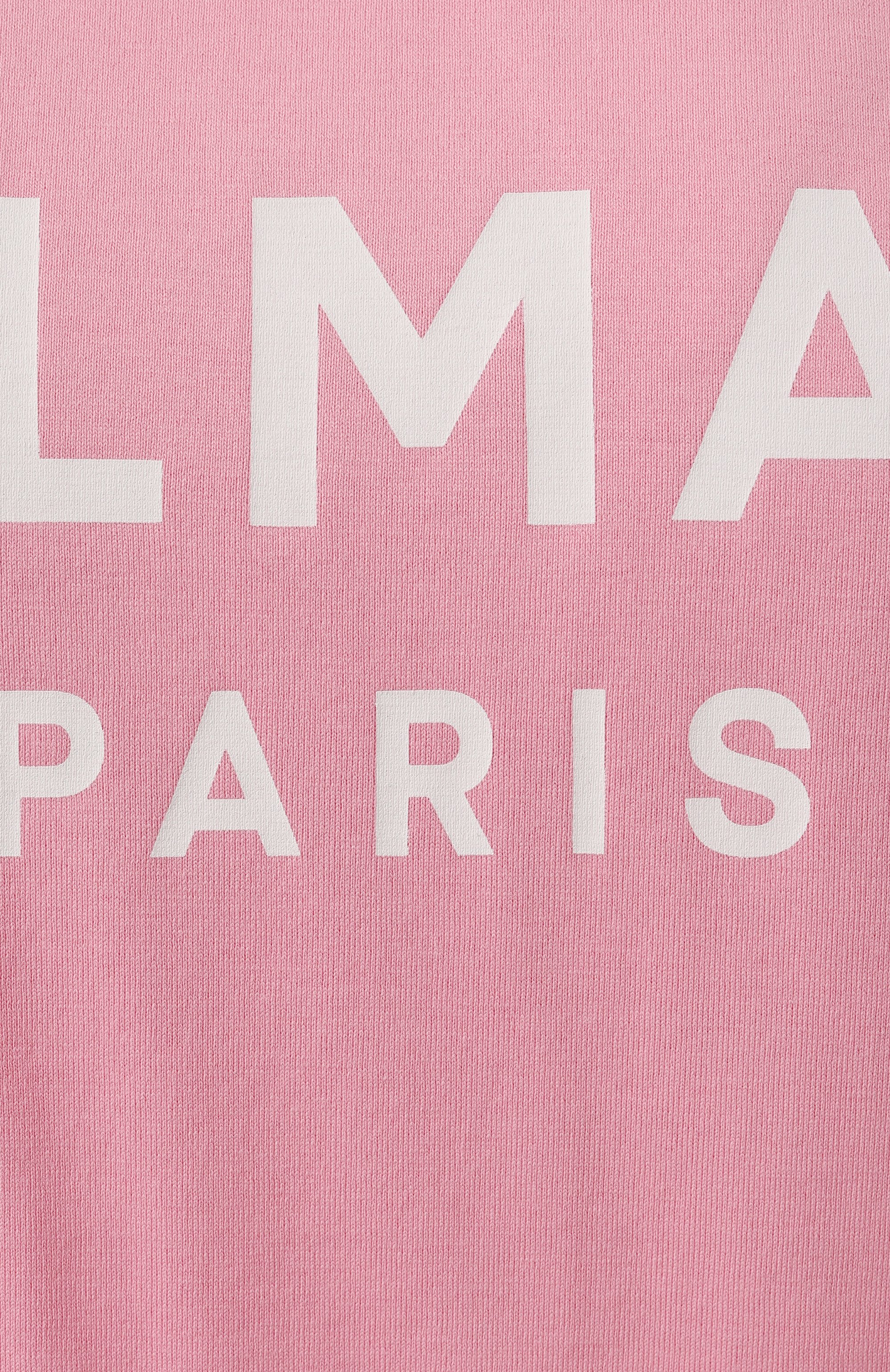 Хлопковая футболка BALMAIN, арт. BF1EF005/BB02, фото 6