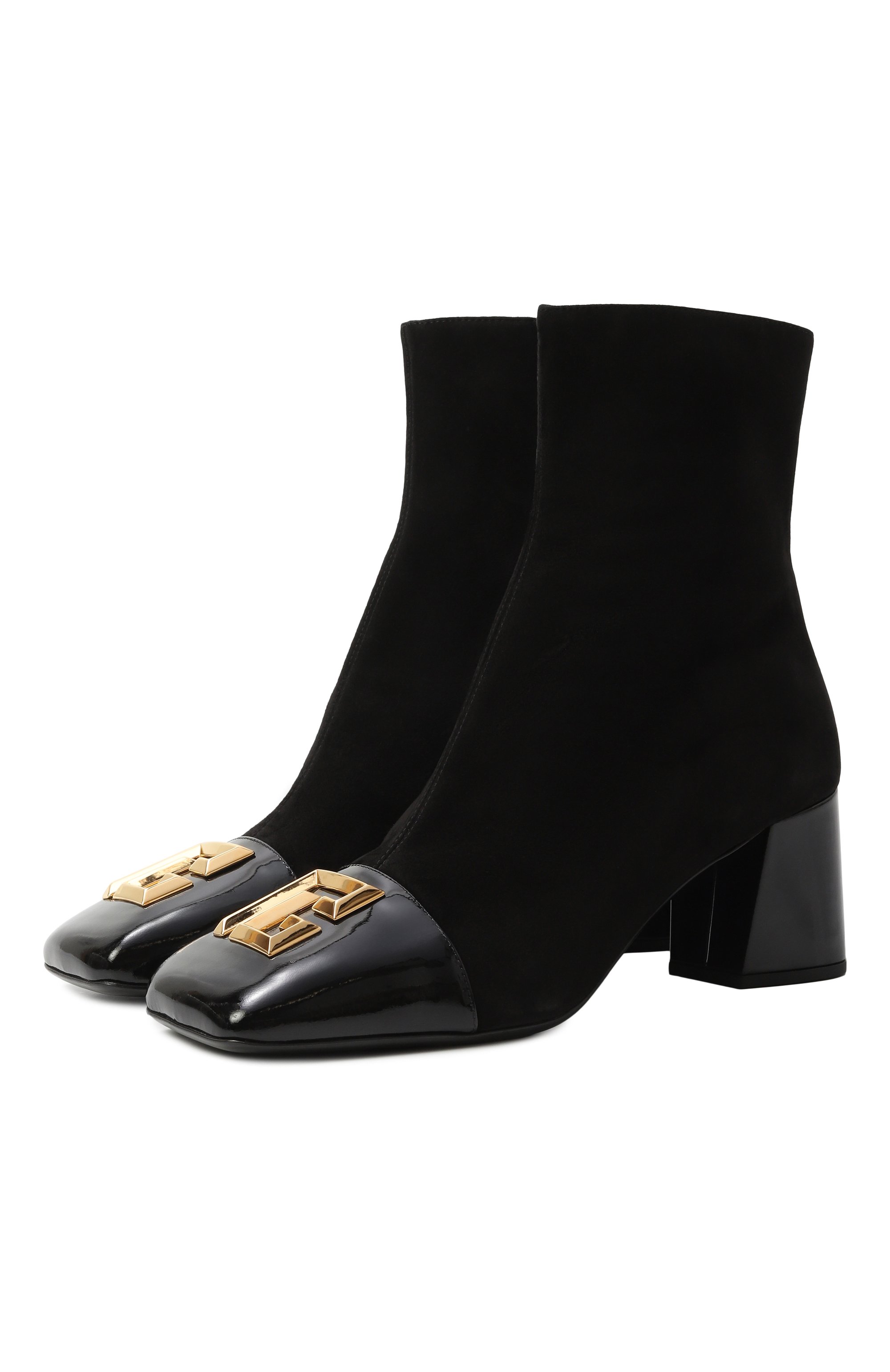 Замшевые ботильоны edna 70 BALMAIN, арт. FN0TE036/LCSV, фото 1