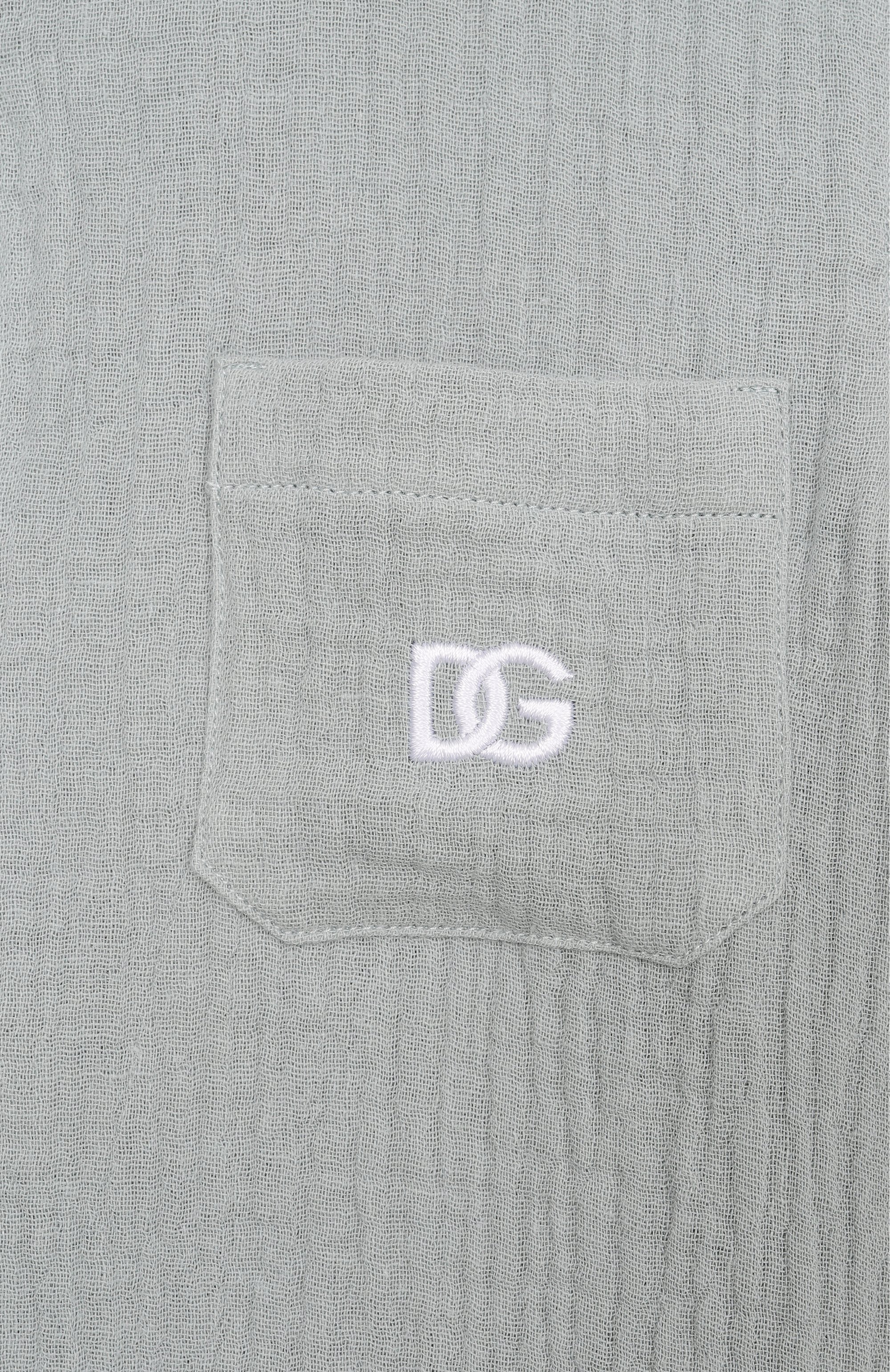 Хлопковая рубашка DOLCE & GABBANA, арт. L14S80/FU5YU, фото 3