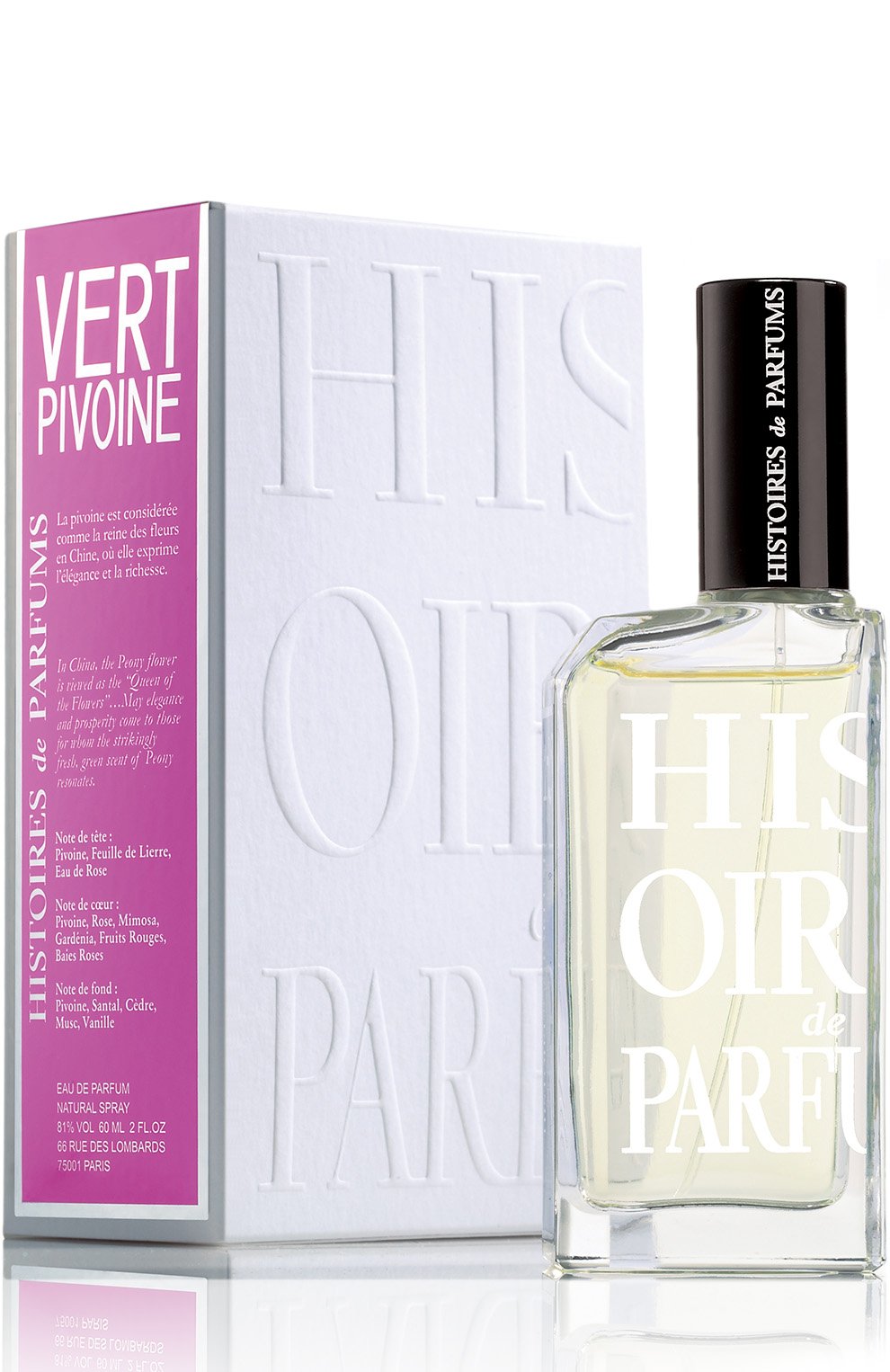 Парфюмерная вода vert pivoine (60ml) HISTOIRES DE PARFUMS, арт. EDPVP60, фото 1