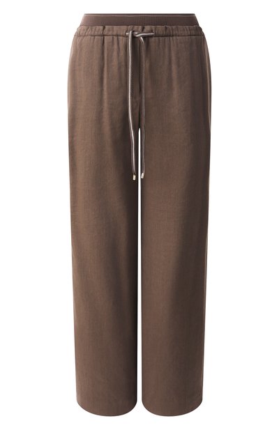 Женские брюки изо льна и вискозы LORENA ANTONIAZZI, арт. P2550PA81B/3347