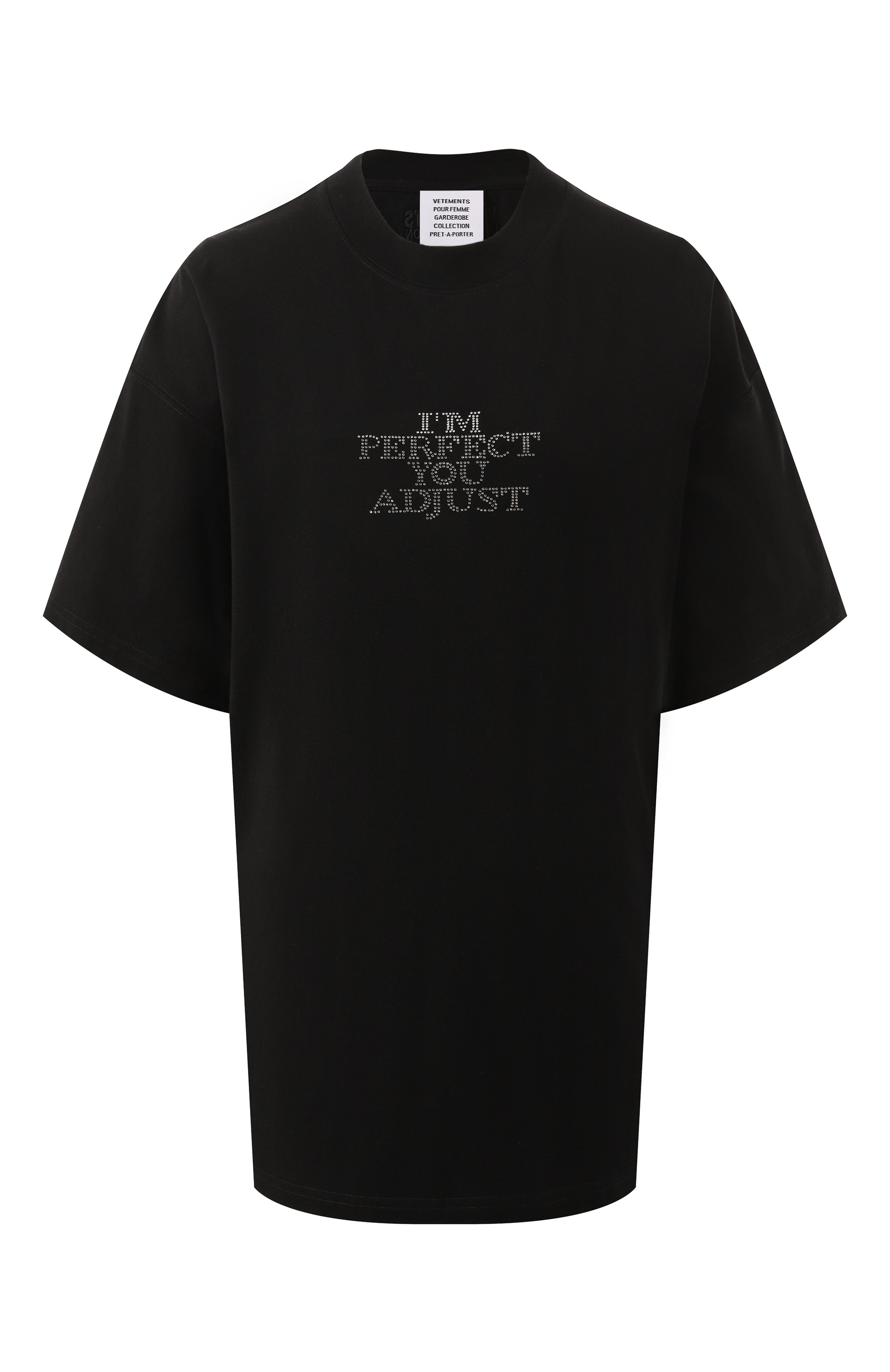 Хлопковая футболка VETEMENTS, арт. UA66TR680B, фото 1