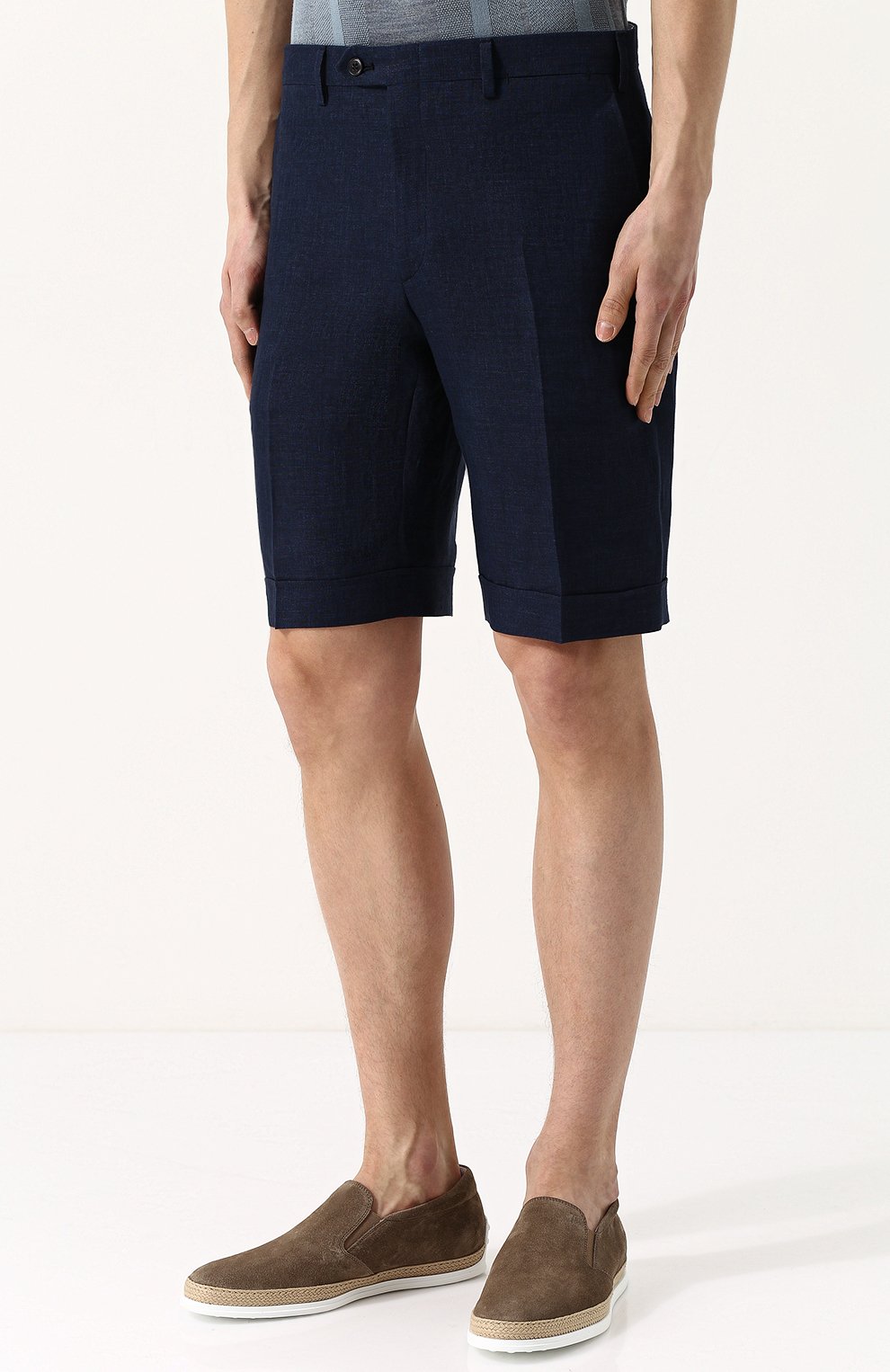 Льняные бермуды  с карманами BRIONI, арт. RPL700/P6114/LERICI, фото 3