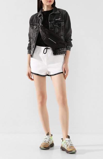 Хлопковые шорты ALEXANDER WANG, арт. 4D994392CE, фото 2