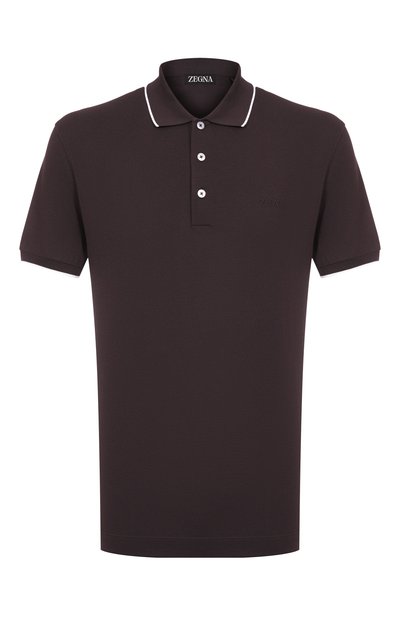 Мужское хлопковое поло ZEGNA, арт. F746/UF358A9