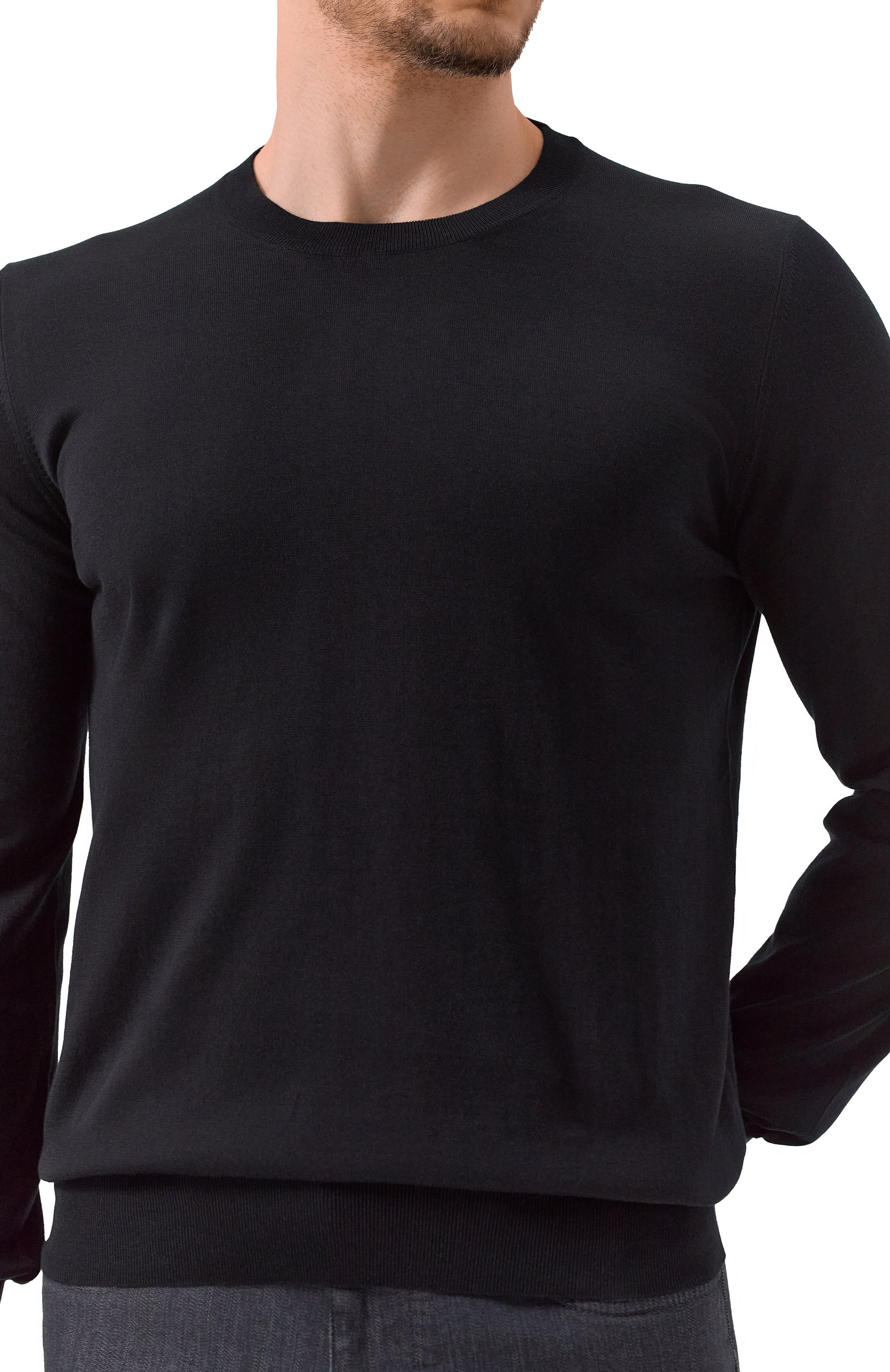 Хлопковый джемпер BRUNELLO CUCINELLI, арт. M2900100, фото 5