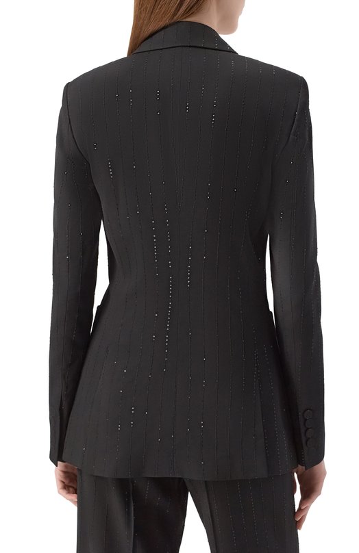Жакет из вискозы Elie Saab J0137NP25/CD019 Чёрный  J0137NP25/CD019 Фото 4