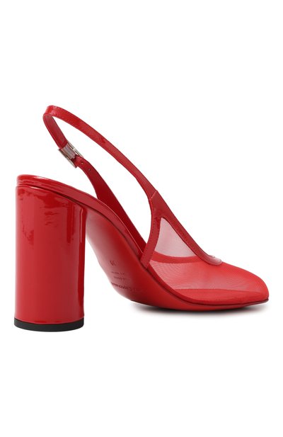 Текстильные туфли ginevra MATTIA CAPEZZANI красного цвета по цене 49250 руб., арт. W483/RETE+VERNICE, фото 5 Текстильные туфли ginevra MATTIA CAPEZZANI, арт. W483/RETE+VERNICE, фото 5