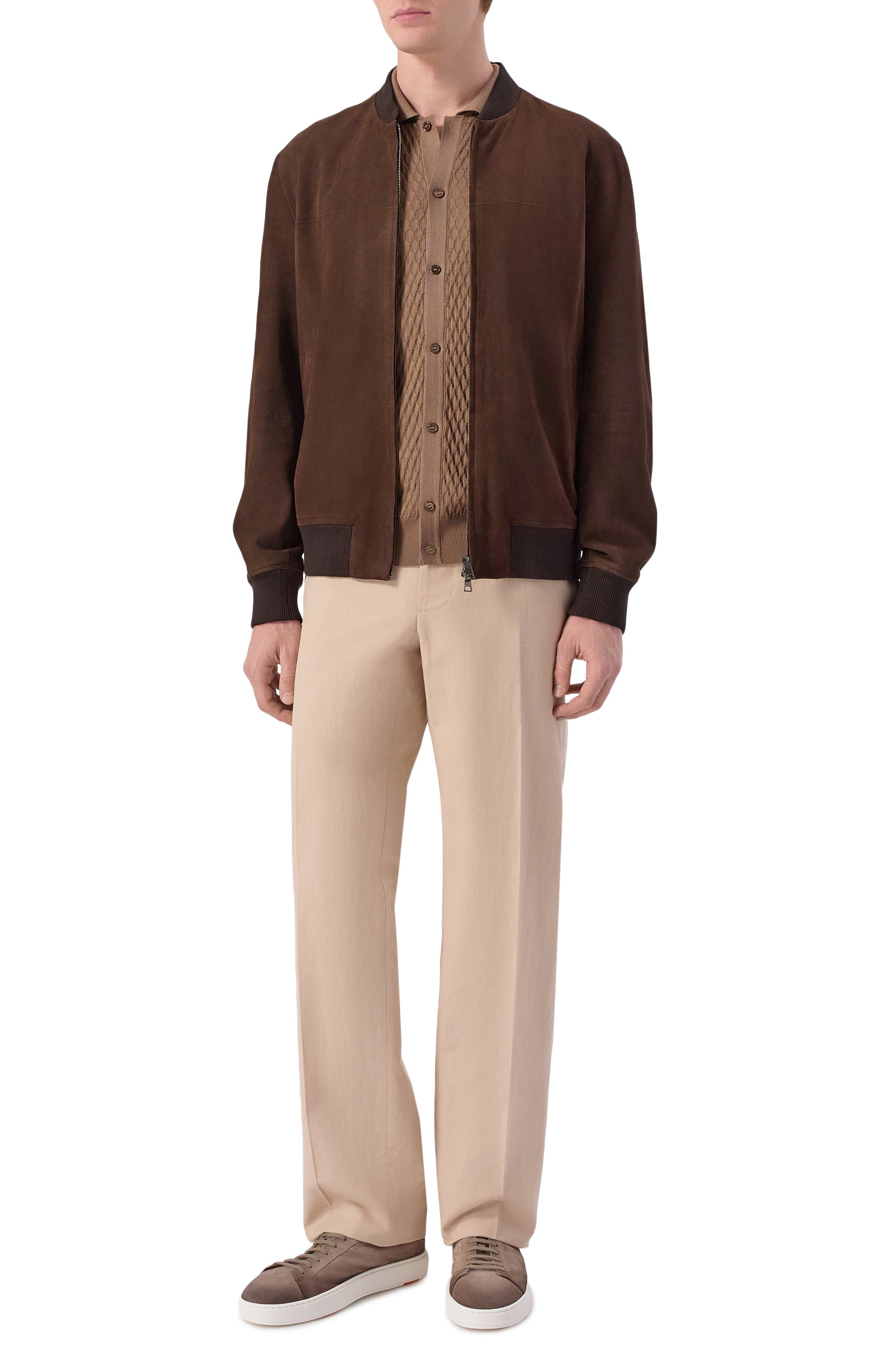 Брюки из хлопка и льна MVST, арт. M26.CSM.T416/802-C0/LINEN, фото 2