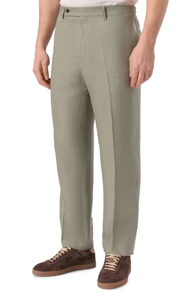 Льняные брюки CORNELIANI, арт. 274552/2714326, фото 3