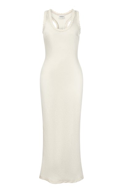 Платье YUZEFI, арт. S0LYR-ACETATE SC00P NECK DRESS/SATEEN, фото 1