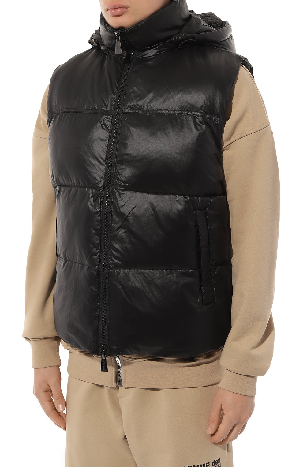 Утепленный жилет HINNOMINATE черного цвета по цене 39100 руб., арт. HNM332, фото 3 Утепленный жилет HINNOMINATE, арт. HNM332, фото 3