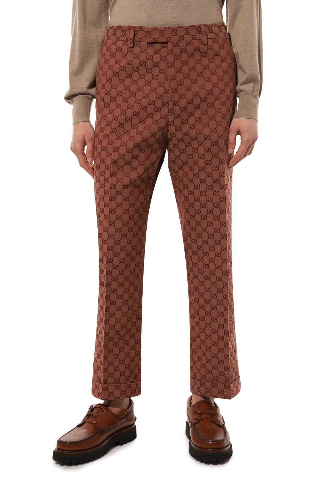 Хлопковые брюки GUCCI, арт. 572439 ZKU09, фото 3