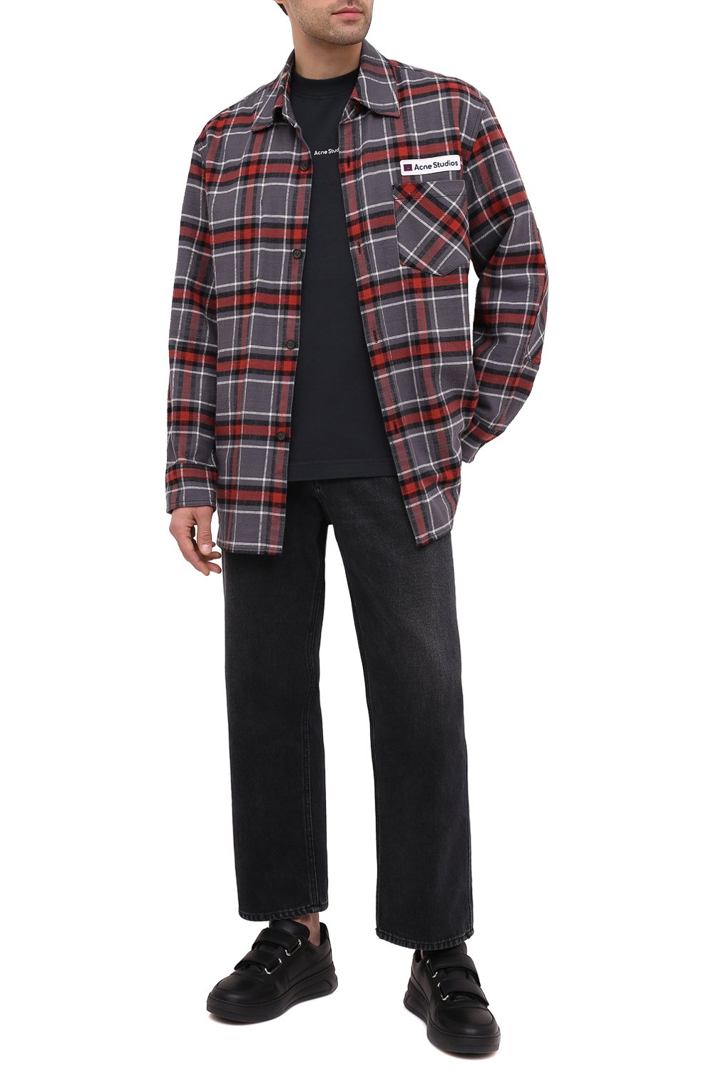 Хлопковая футболка ACNE STUDIOS, арт. BL0198, фото 2