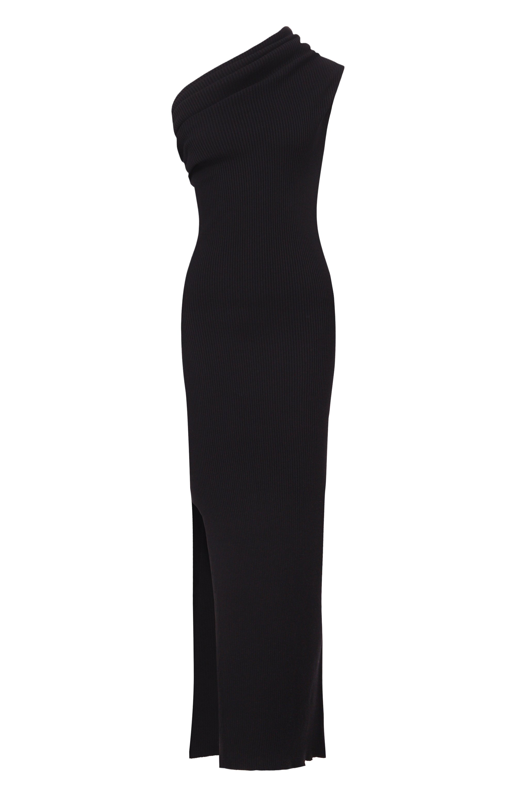 Платье из вискозы RICK OWENS черного цвета по цене 96550 руб., арт. RP02F5627/RIBVI, фото 1 Платье из вискозы RICK OWENS, арт. RP02F5627/RIBVI, фото 1