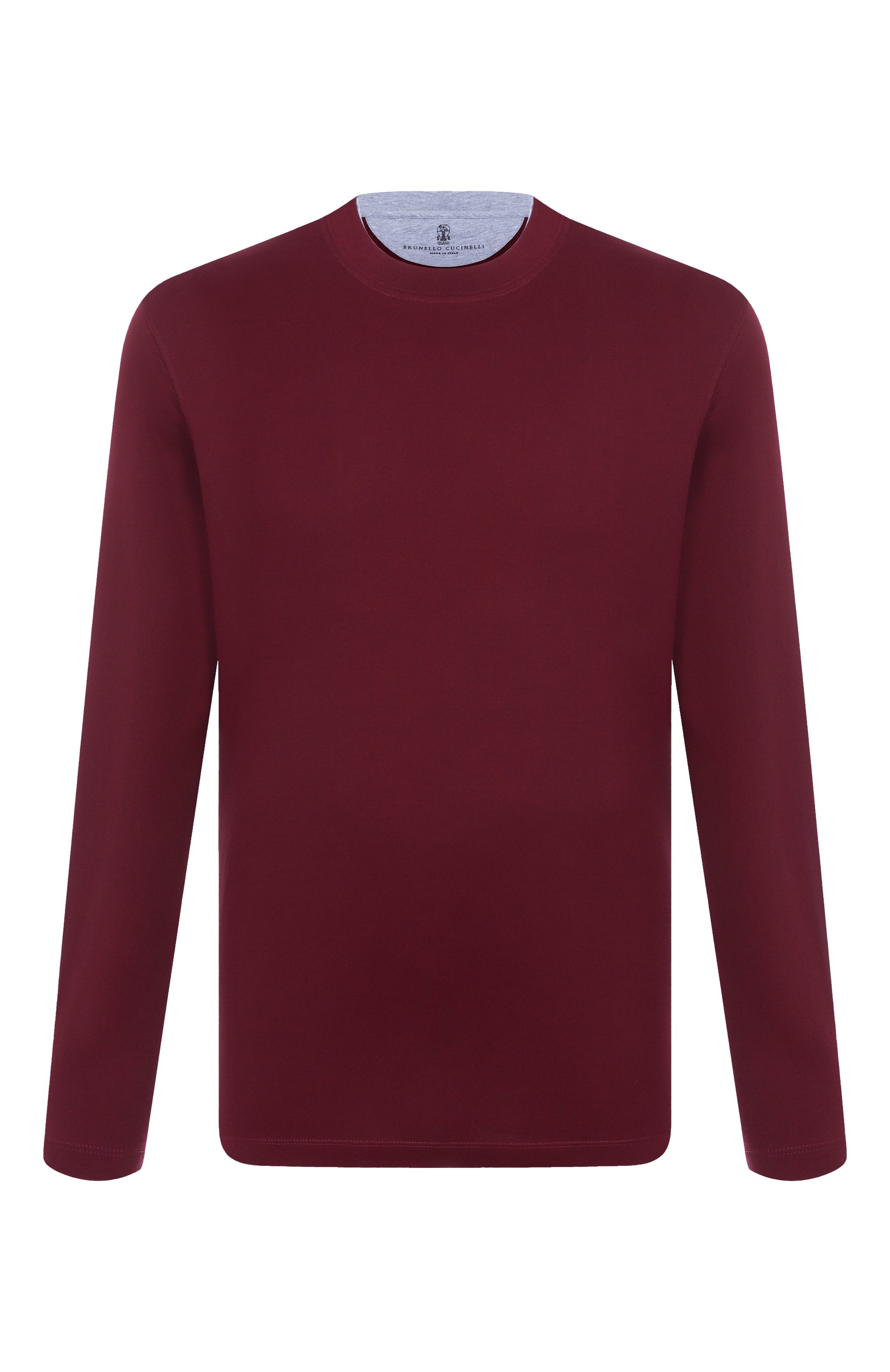 Хлопковый лонгслив BRUNELLO CUCINELLI, арт. M0B137433, фото 1