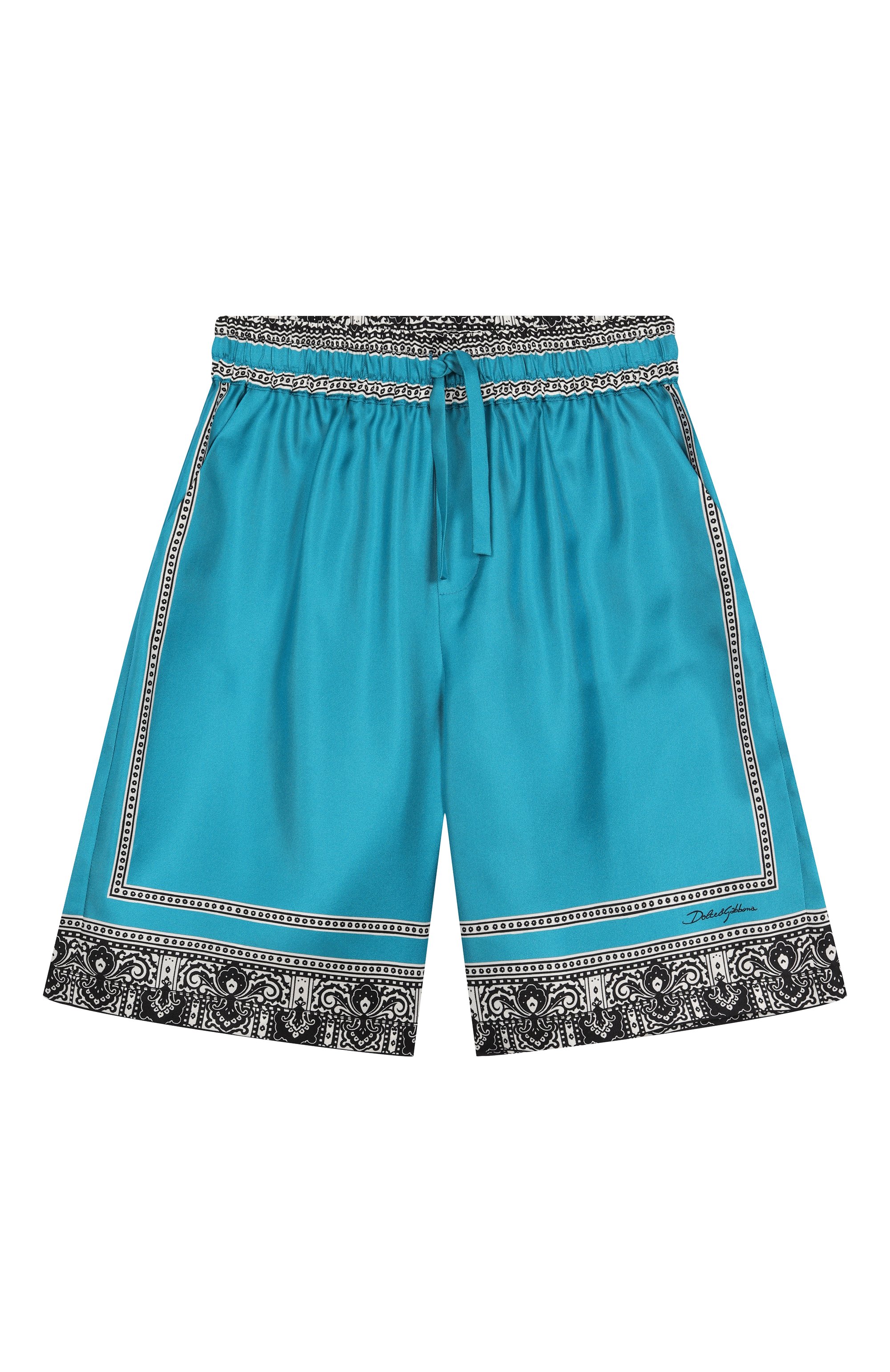 Шелковые шорты DOLCE & GABBANA, арт. L43Q47/HI1W8/8-14, фото 1