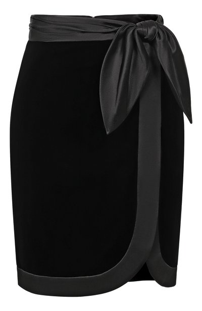 Женская бархатная юбка SAINT LAURENT, арт. 875192/Y925R