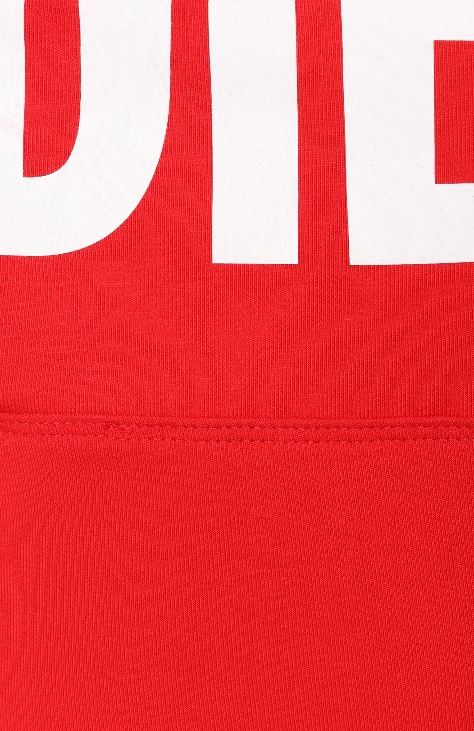 Хлопковые шорты DIESEL красного цвета по цене 5995 руб., арт. J02675/KYA0L, фото 3 Хлопковые шорты DIESEL, арт. J02675/KYA0L, фото 3