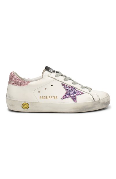 Кожаные кеды superstar GOLDEN GOOSE DELUXE BRAND белого цвета по цене 25400 руб., арт. G35KS301.B14, фото 5 Кожаные кеды superstar GOLDEN GOOSE DELUXE BRAND, арт. G35KS301.B14, фото 5