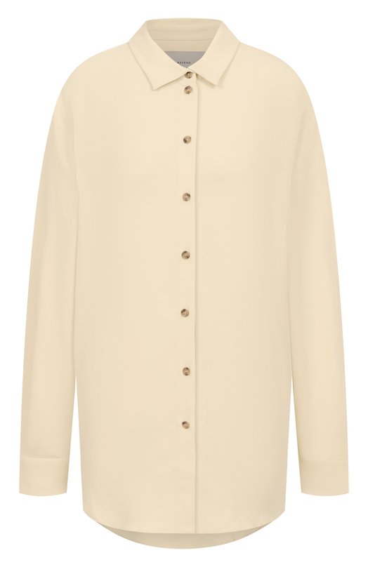Блузка из вискозы ASCENO C0RE_T001F25 Кремовый C0RE_T001F25