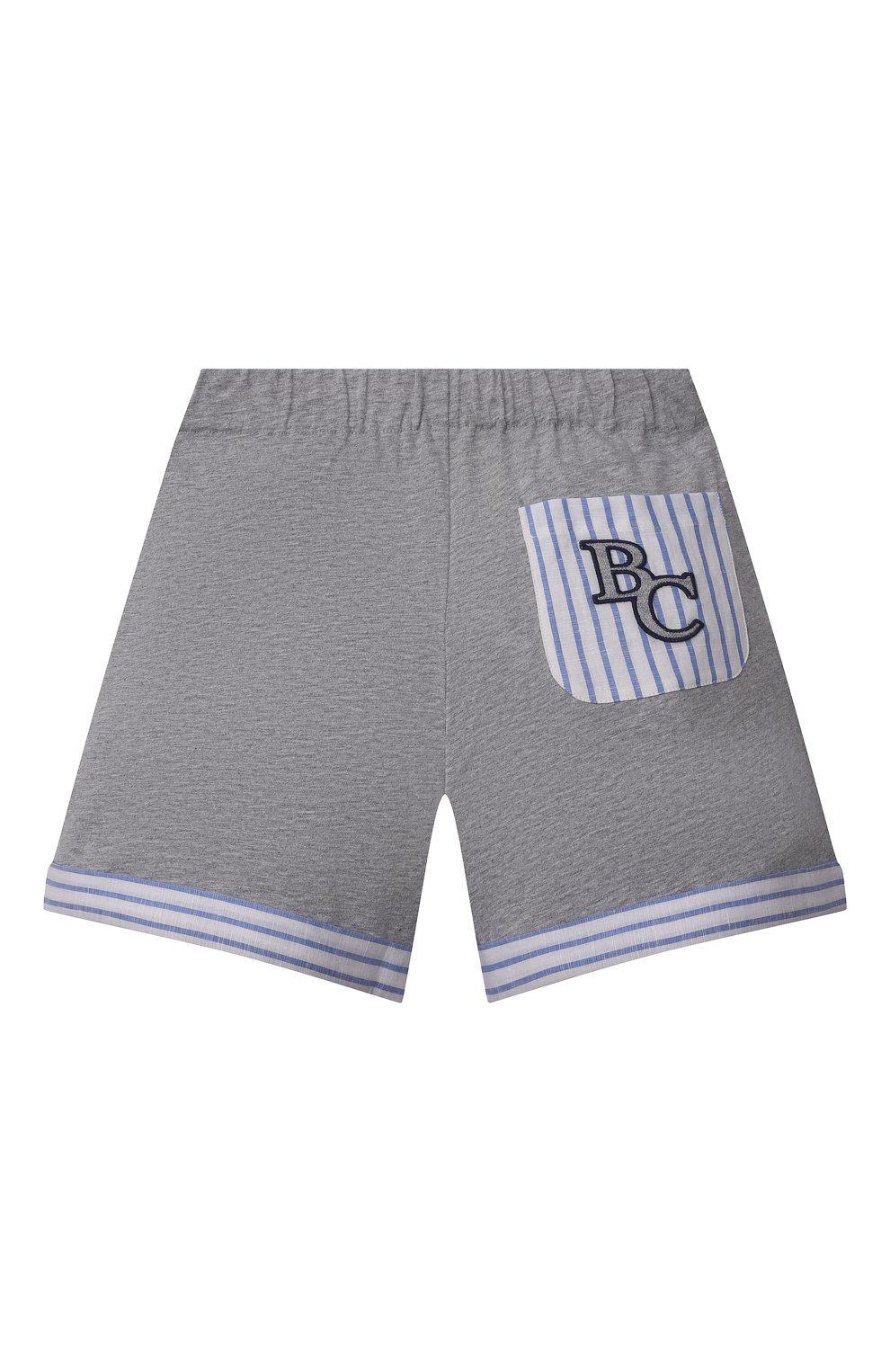 Хлопковые шорты BRUNELLO CUCINELLI серого цвета по цене 36450 руб., арт. B0B13L205A, фото 2 Хлопковые шорты BRUNELLO CUCINELLI, арт. B0B13L205A, фото 2