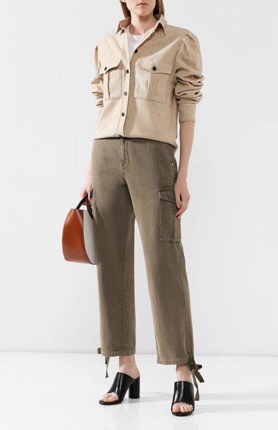 Джинсы RAG AND BONE хаки цвета по цене 24550 руб., арт. WAW19F7044TH44, фото 2 Джинсы RAG AND BONE, арт. WAW19F7044TH44, фото 2