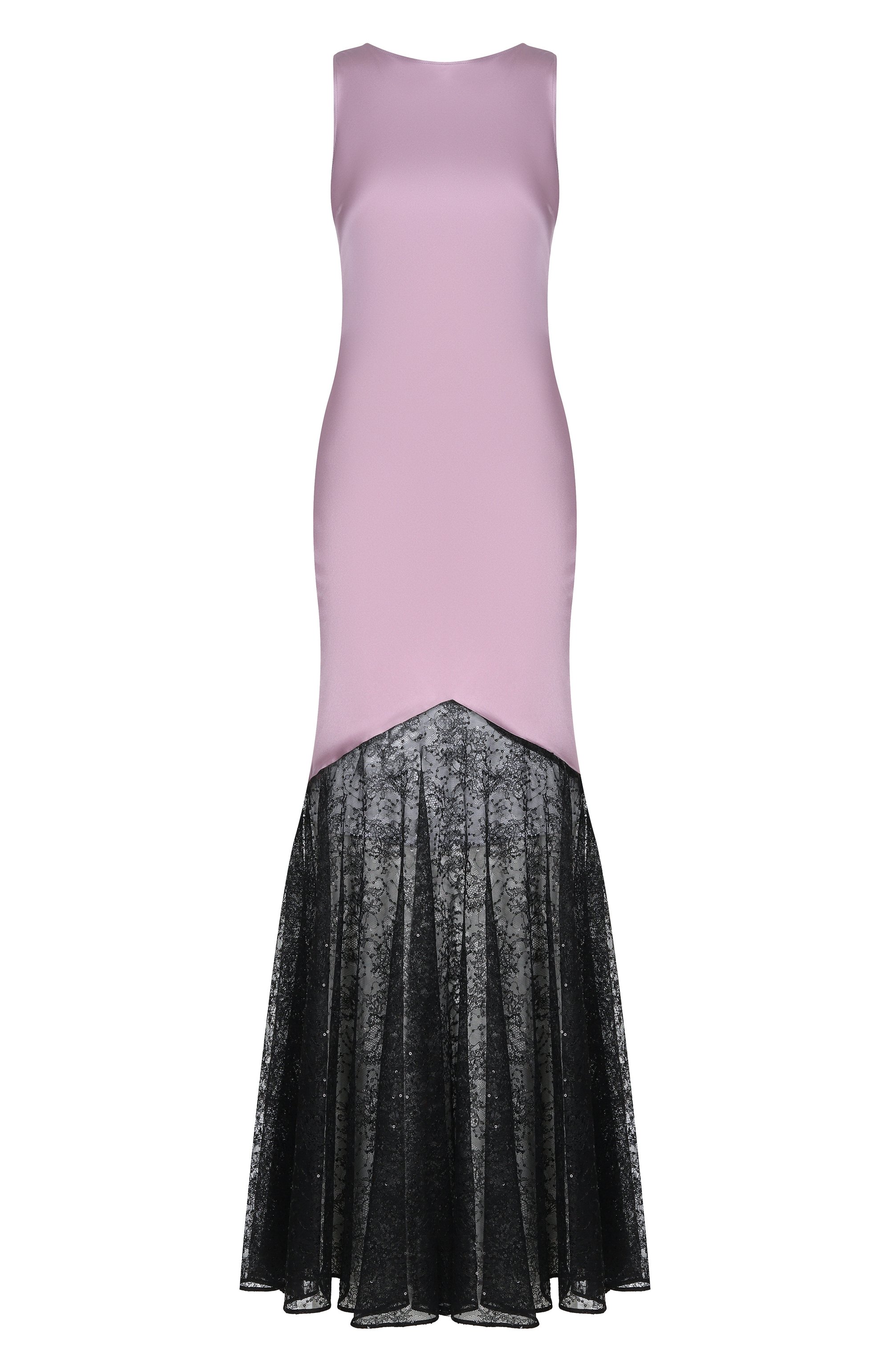 Атласное платье NINA RICCI сиреневого цвета по цене 228000 руб., арт. 26PCR0067/SE1415, фото 1 Атласное платье NINA RICCI, арт. 26PCR0067/SE1415, фото 1