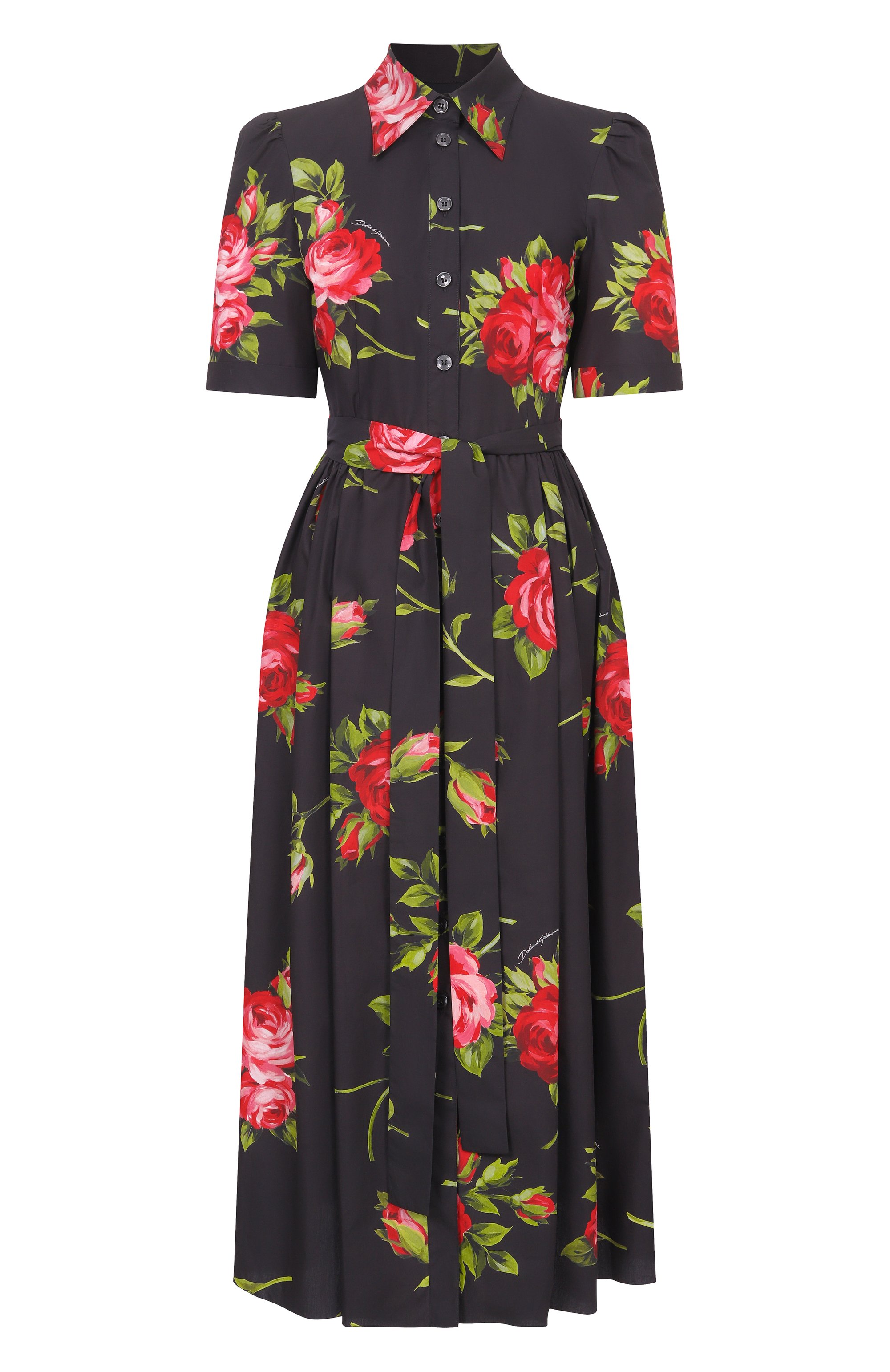 Хлопковое платье DOLCE & GABBANA, арт. F6JFNT/HS5UT, фото 1