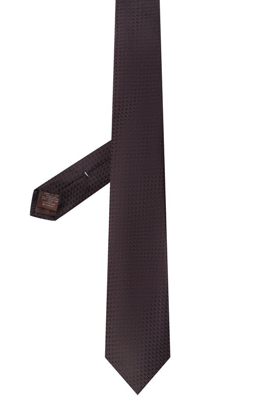 Шелковый галстук Canali 18/HJ04395 Коричневый  18/HJ04395 Фото 3