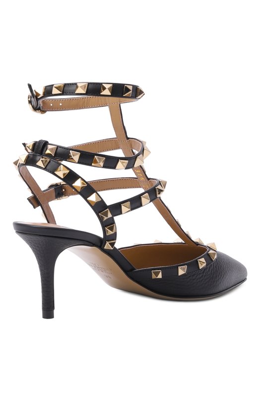 Кожаные туфли Rockstud 65 Valentino 8W2S0375/VCE Чёрный  8W2S0375/VCE Фото 5