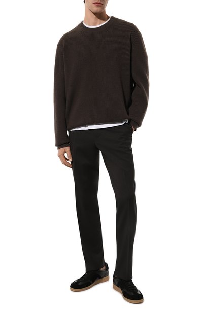 Кожаные кеды dbs-olympic SANTONI, арт. MBPL21975FARTSZ7N01, фото 2