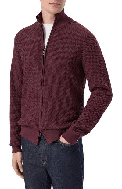 Кардиган из хлопка и шелка BRIONI, арт. UMT20L/PAK22, фото 3