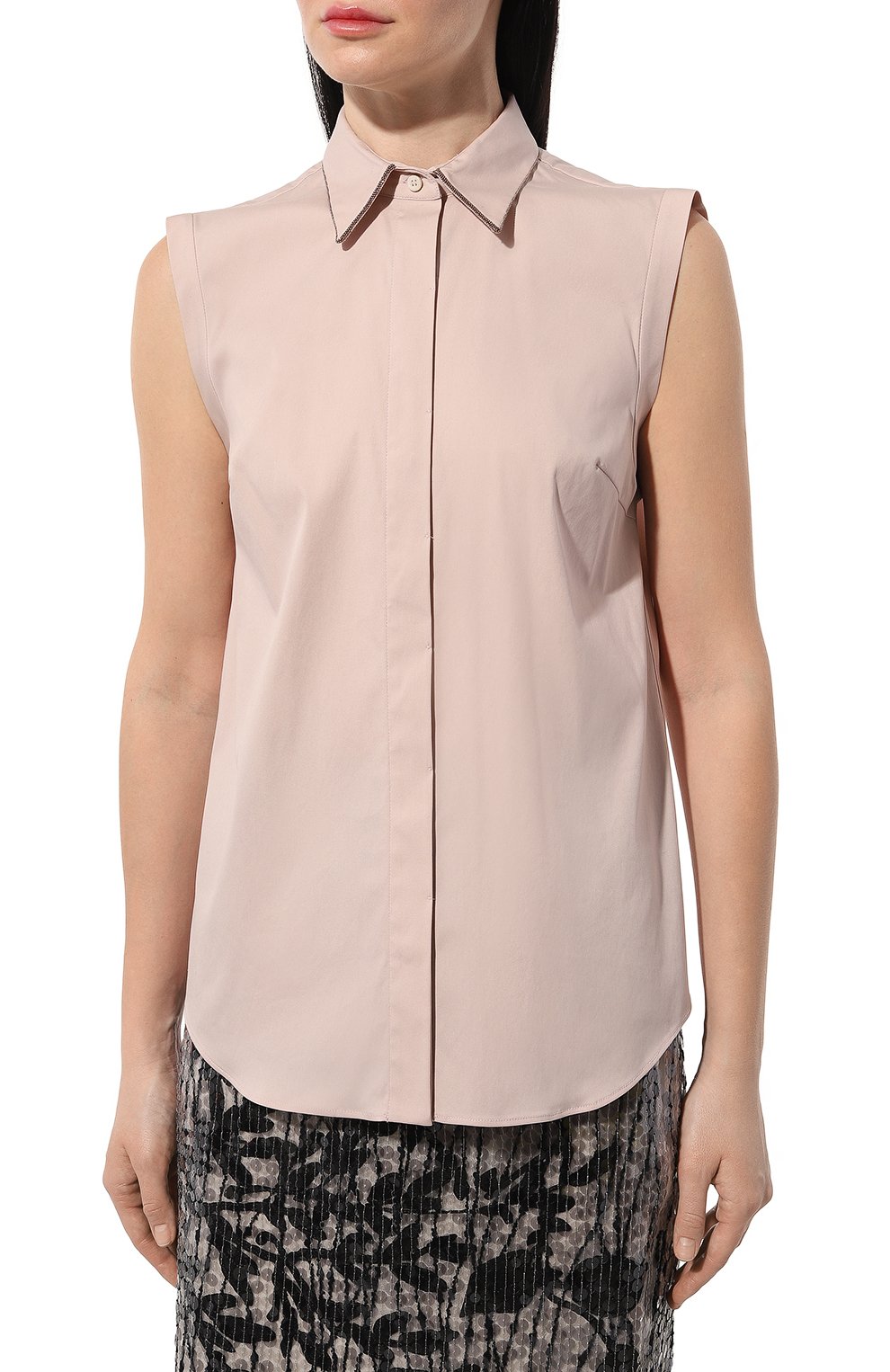 Хлопковая рубашка BRUNELLO CUCINELLI, арт. M0091MA616, фото 3