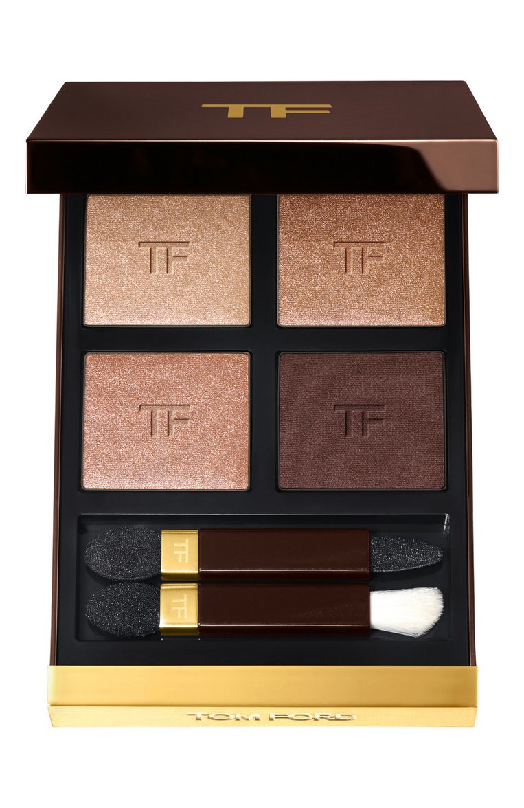 Палетка теней eye color quad crème, оттенок peach glamour (5,2g) TOM FORD  цвета, арт. T07U-02 | Фото 1 (Региональные ограничения белый список (Axapta Mercury): Не проставлено; Нос: Не проставлено; Тип продукта_макияж: Палетки; Финишное покрытие: Блестящий, Матовый, Сатиновый)
