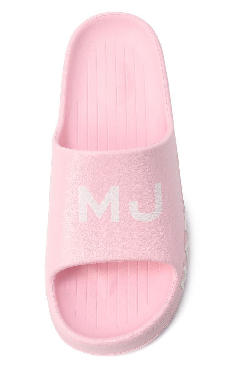 Детский шлепанцы MARC JACOBS (THE) светло-розового цвета, арт. W60529 | Фото 4 (Нос: Не проставлено; Автоматизация состава: Проставлено)