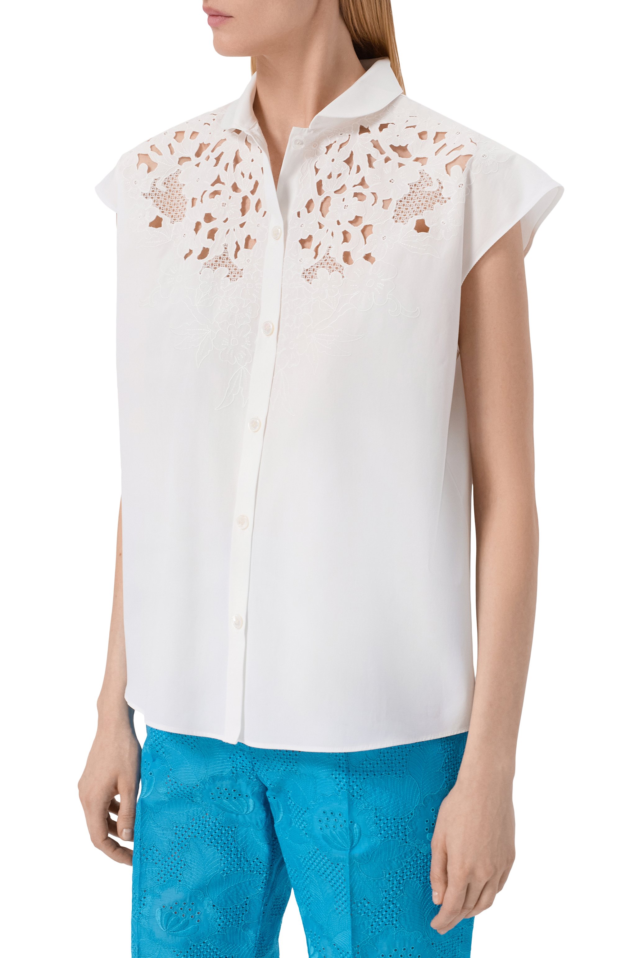 Хлопковая рубашка VALENTINO, арт. 8B3AA0C5/9VN, фото 3