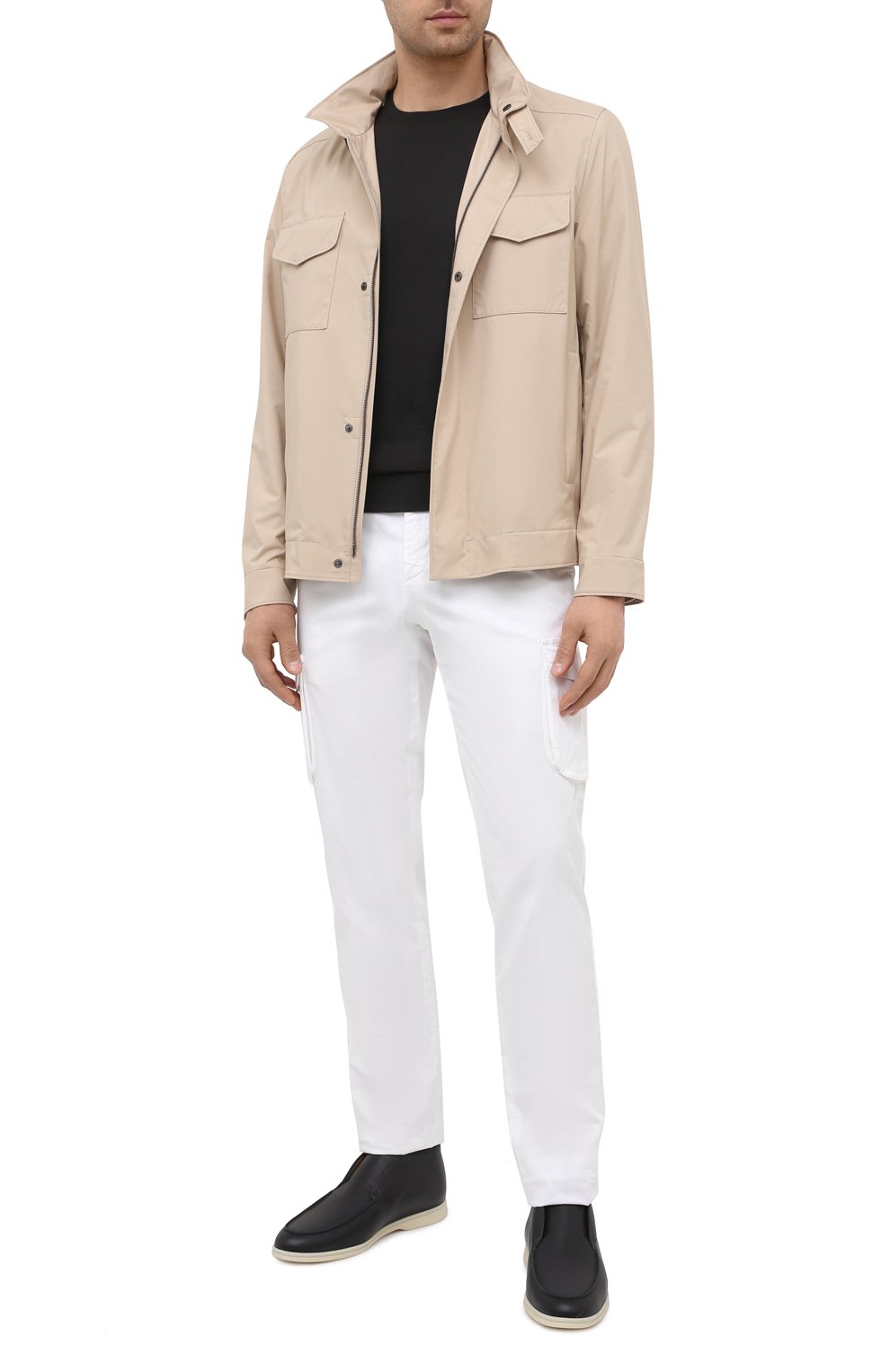 Кожаные ботинки open walk LORO PIANA, арт. FAL0319, фото 2