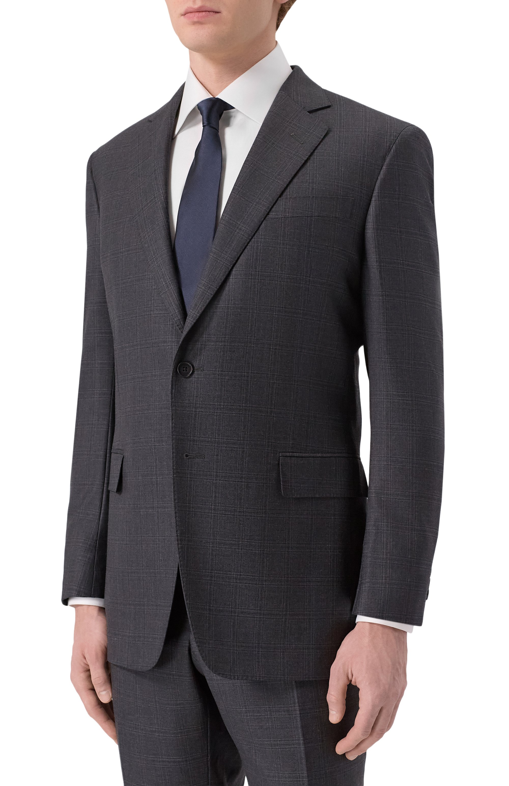 Шерстяной костюм ZILLI темно-серого цвета по цене 478500 руб., арт. SP2T01M020441035Q, фото 2 Шерстяной костюм ZILLI, арт. SP2T01M020441035Q, фото 2