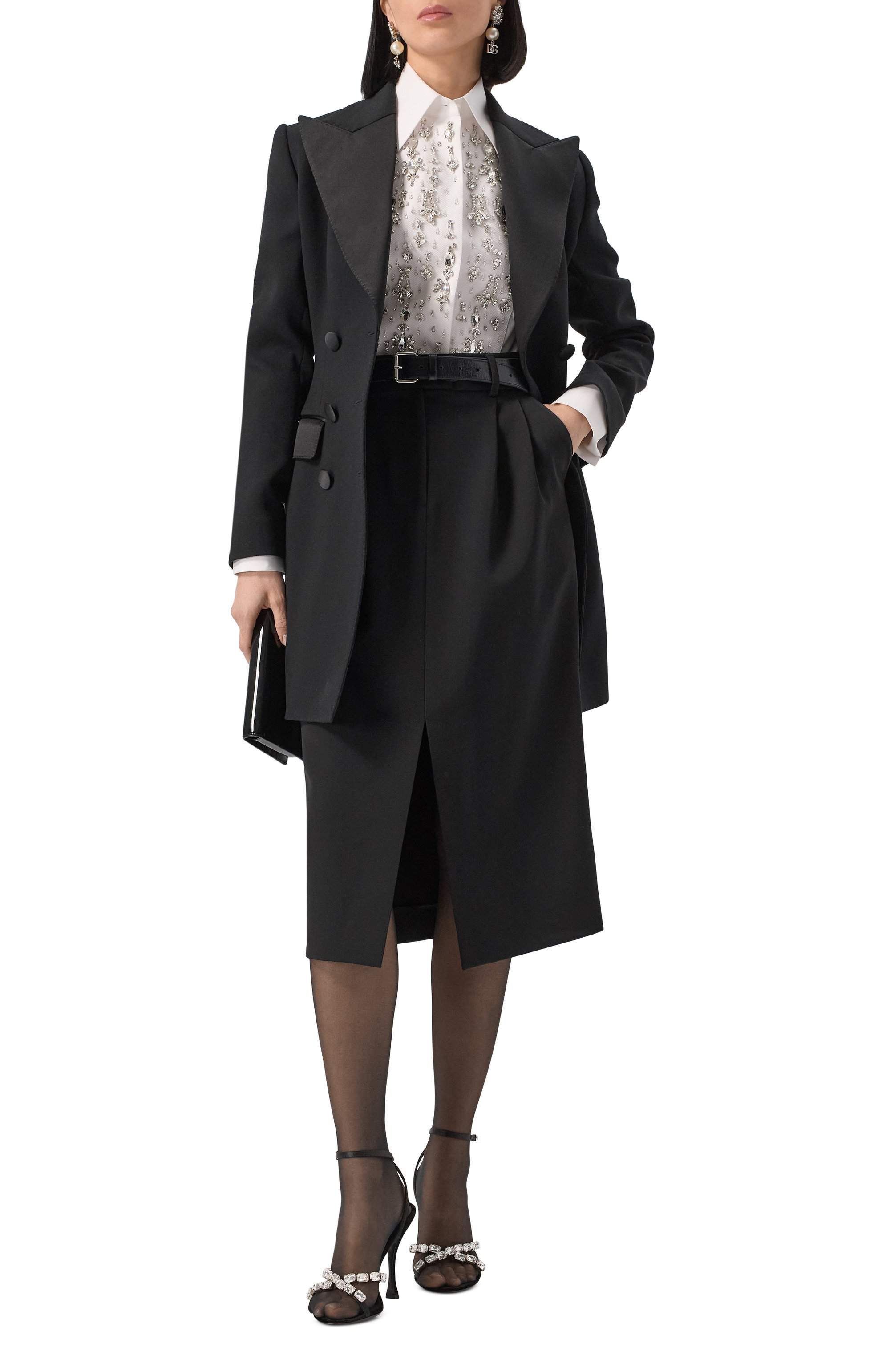 Шерстяная юбка DOLCE & GABBANA, арт. F4CZUT/FUBGE, фото 2