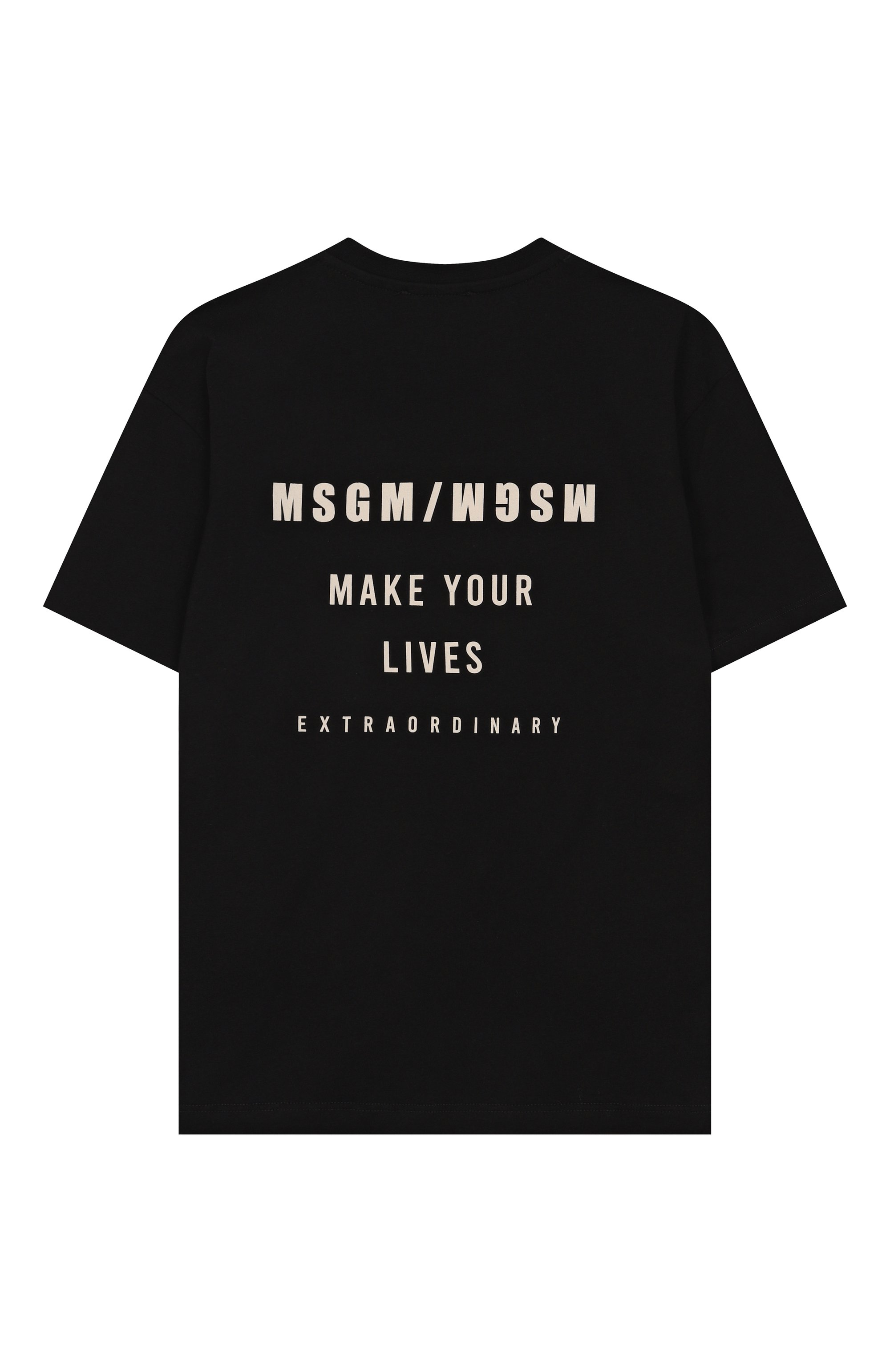 Хлопковая футболка MSGM KIDS, арт. F5MSJBTH215, фото 2