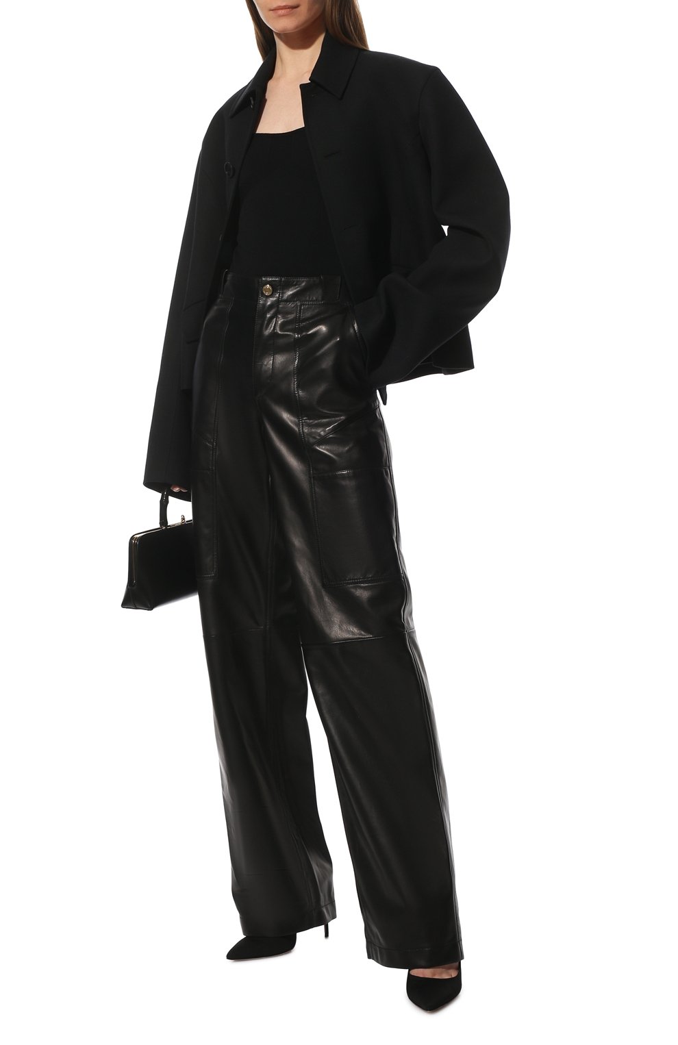 Кожаные брюки TOM FORD, арт. PAL727-LEX228, фото 2