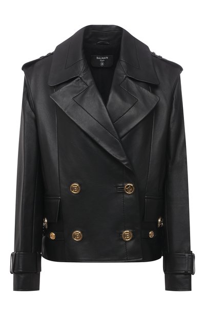 Женская кожаная куртка BALMAIN, арт. VF19495/L062
