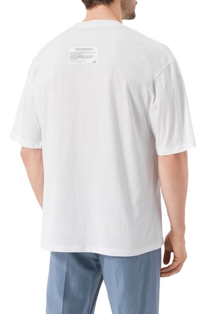 Хлопковая футболка DIEGO VENTURINO, арт. DVTS0DHIR, фото 4